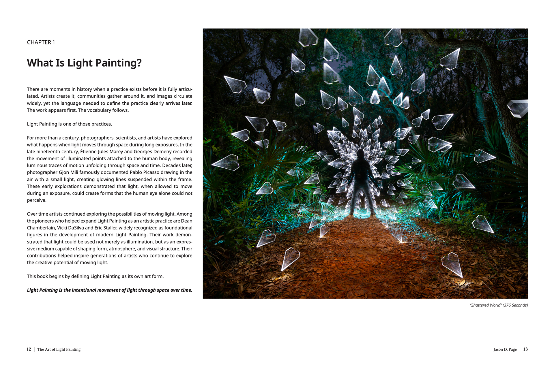 The Art of Light Painting Book